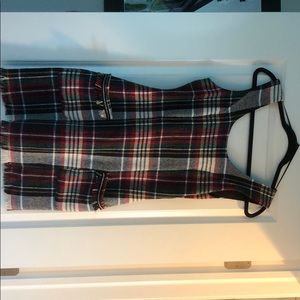 Plaid mini dress